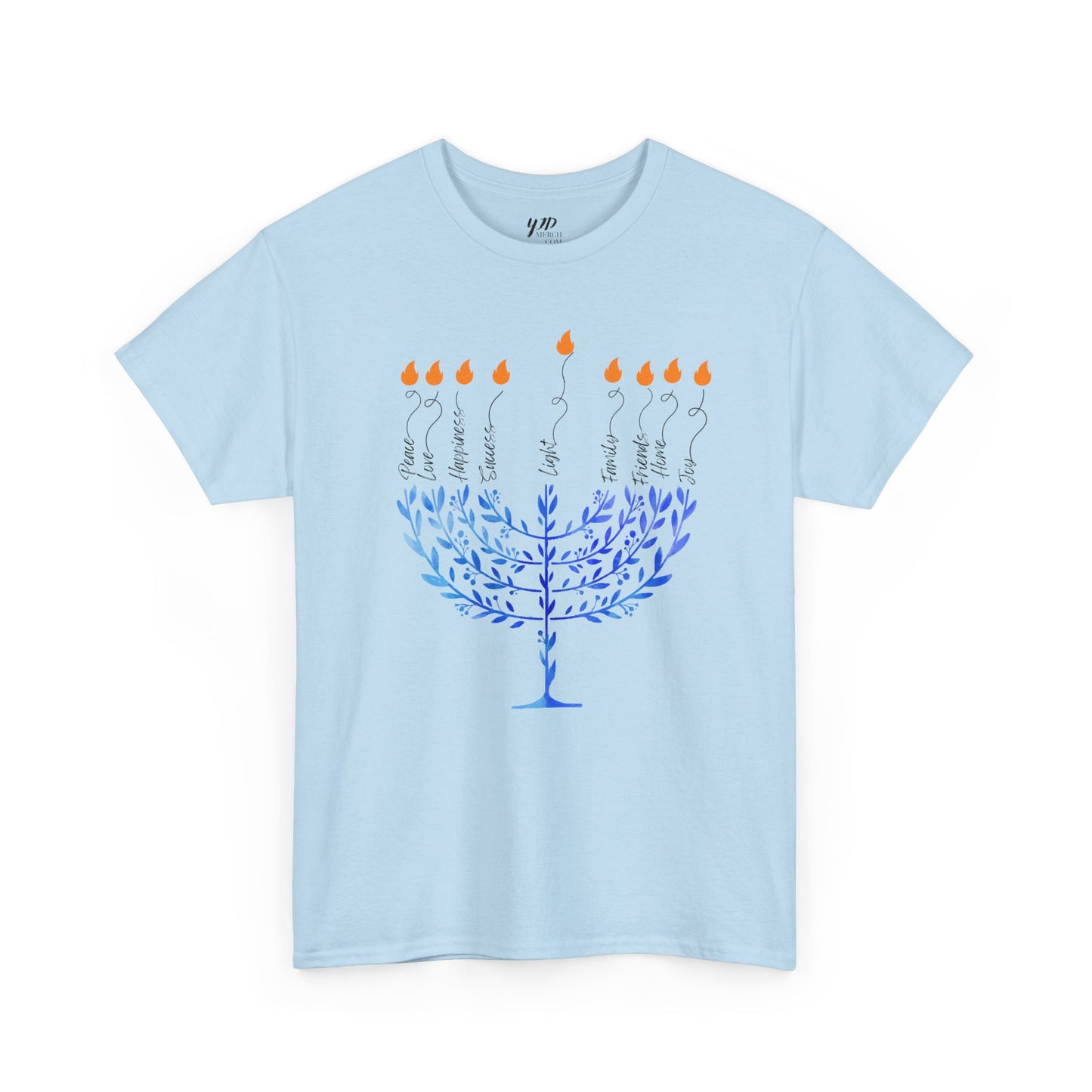 Adult Menorah Short Sleeve Tee