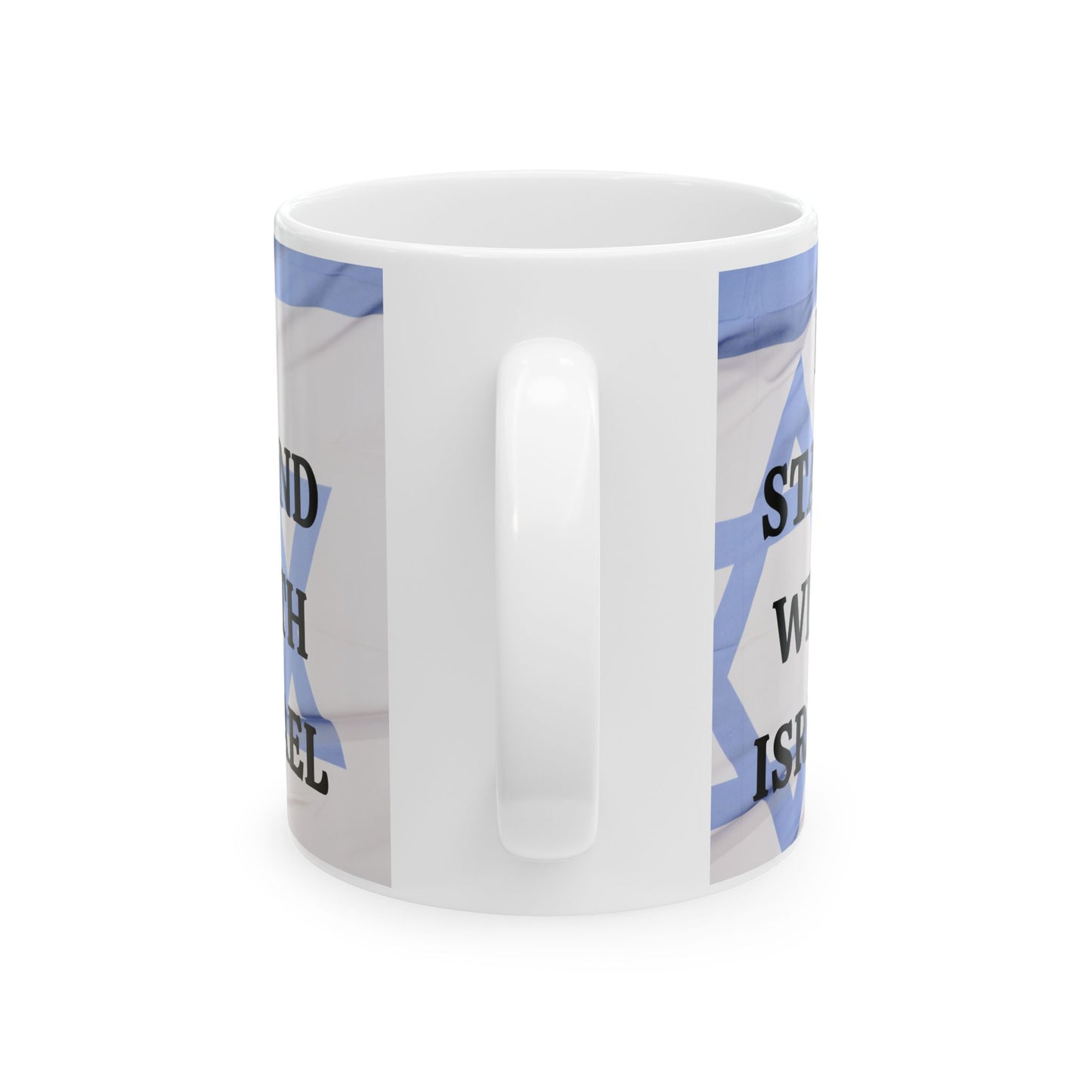 I stand with Israel Ceramic Mug, (11oz, 15oz)