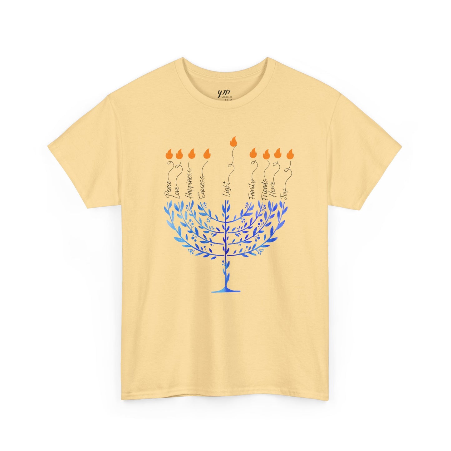 Adult Menorah Short Sleeve Tee