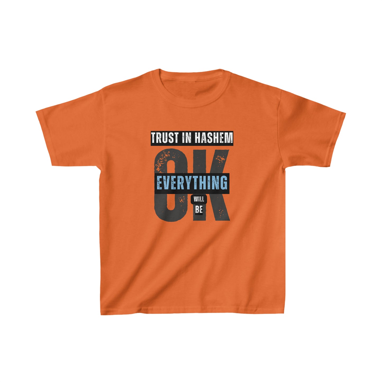Kids' Trust in Hashem Everything will be Okay short sleeve t-shirt