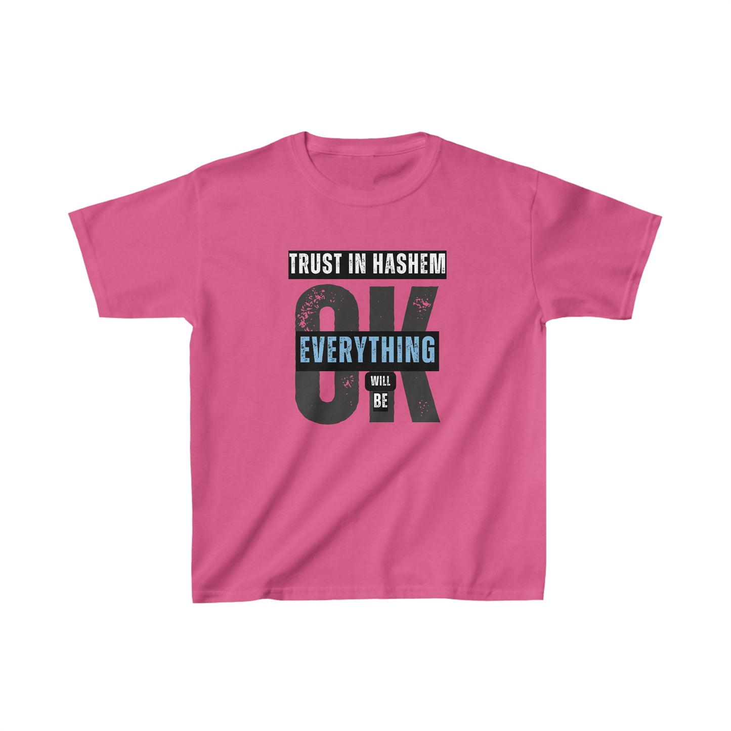 Kids' Trust in Hashem Everything will be Okay short sleeve t-shirt