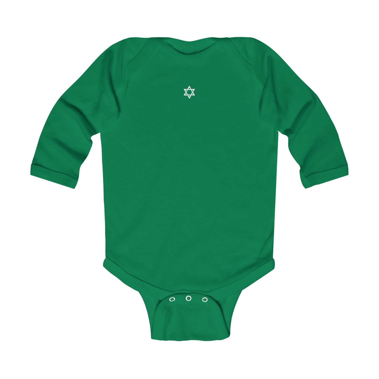 Infant Sm Magen David Long Sleeve Bodysuit