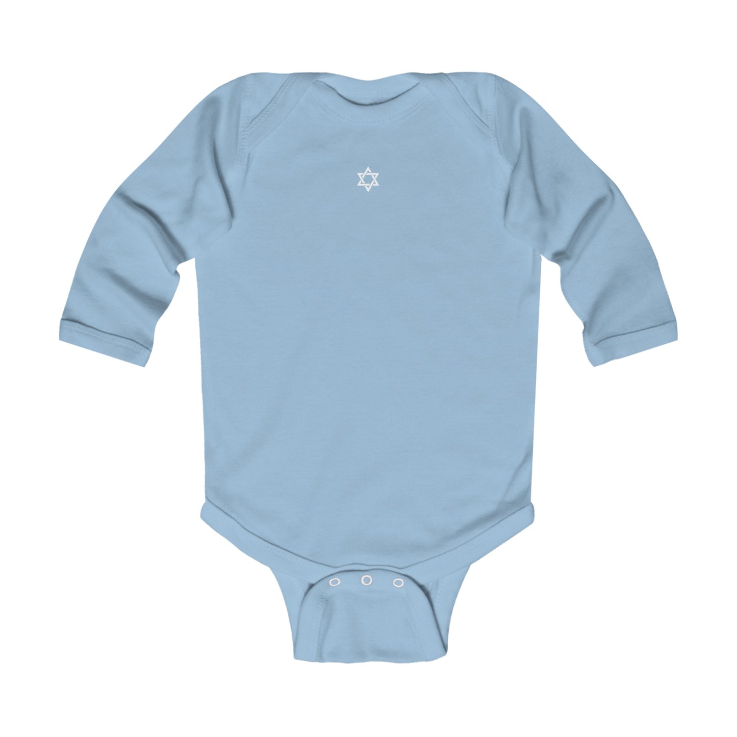 Infant Sm Magen David Long Sleeve Bodysuit