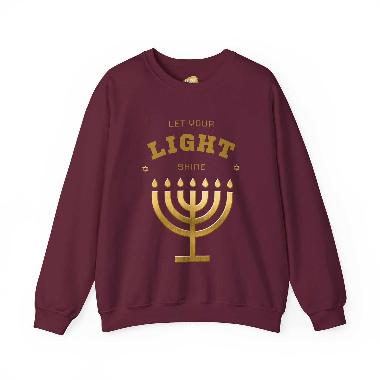 Adult Let Your Light Shine Crewneck Sweatshirt