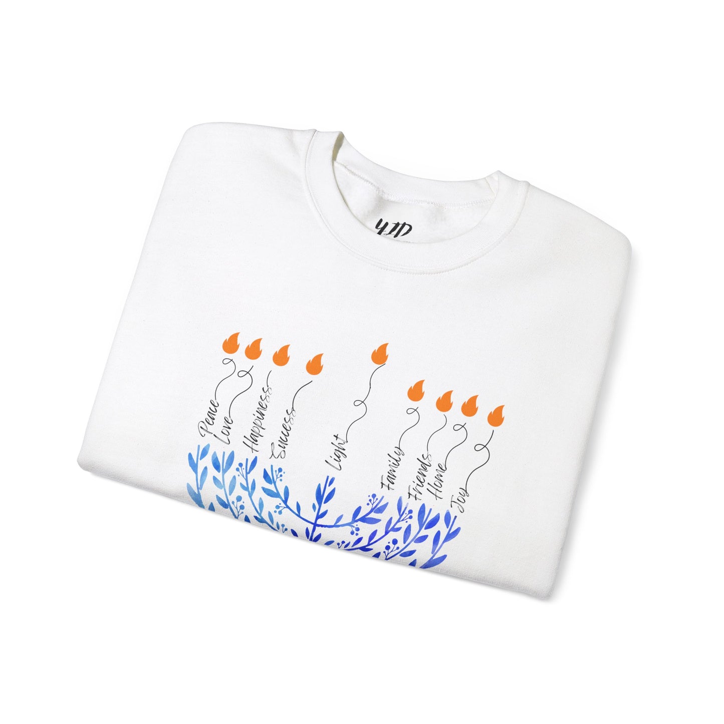 Adult Menorah Crewneck Sweatshirt