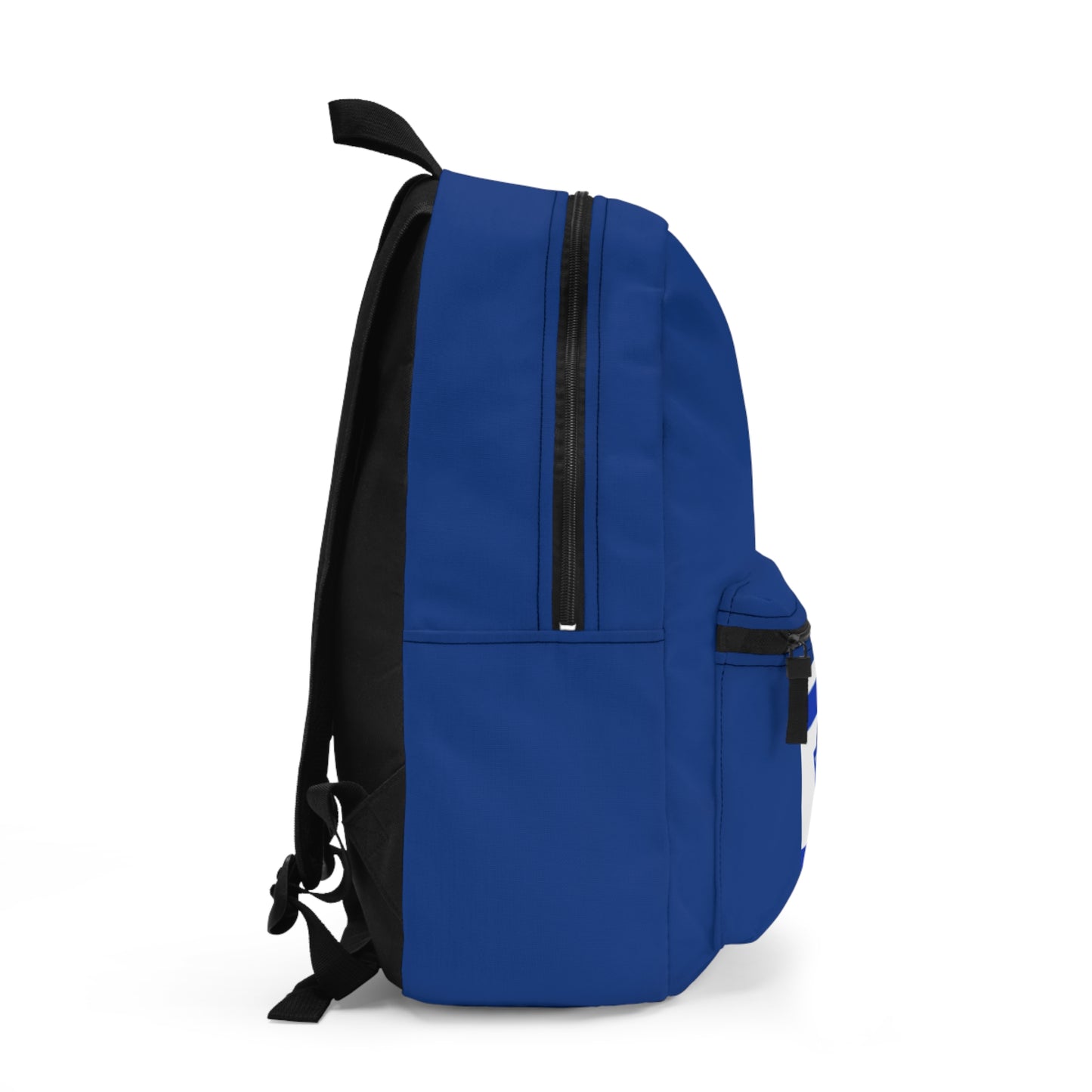 Solid Blue with Israeli Flag 17" Backpack