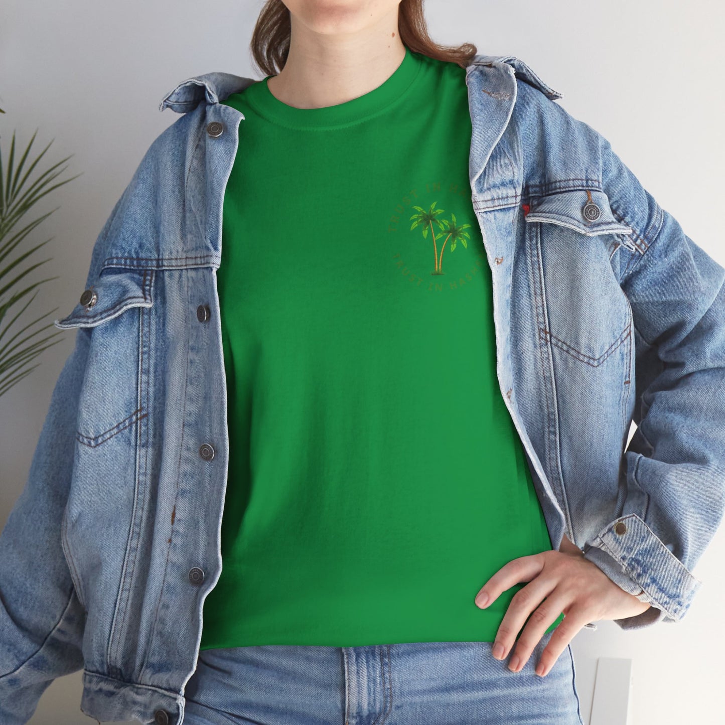 Adult Trust in Hashem/Palm Tree Short Sleeve Tee