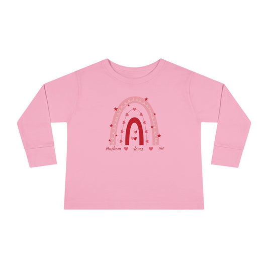 Toddler Girls'Hashem Loves Me Long Sleevet-shirt