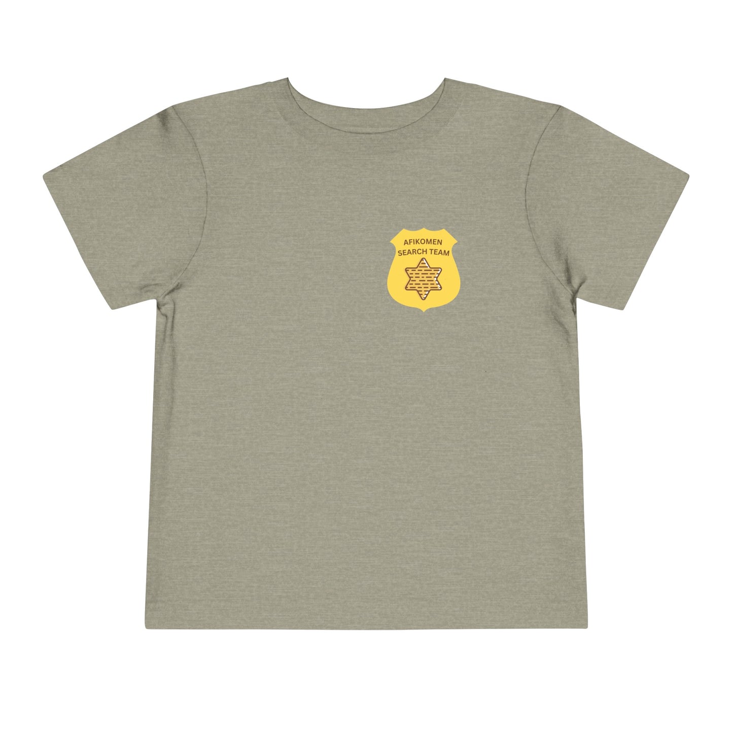 Toddler Afikomen Search Team short sleeve t-shirt