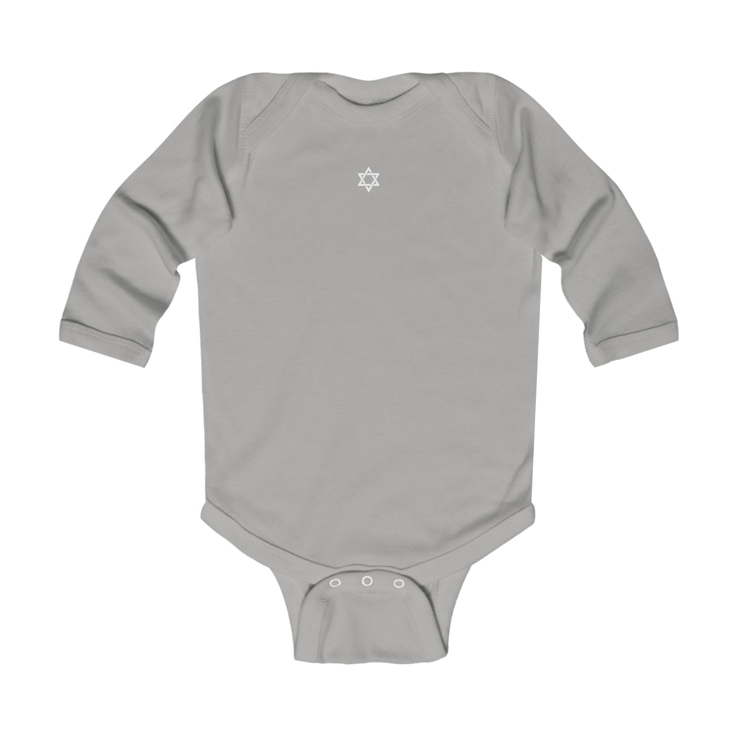 Infant Sm Magen David Long Sleeve Bodysuit