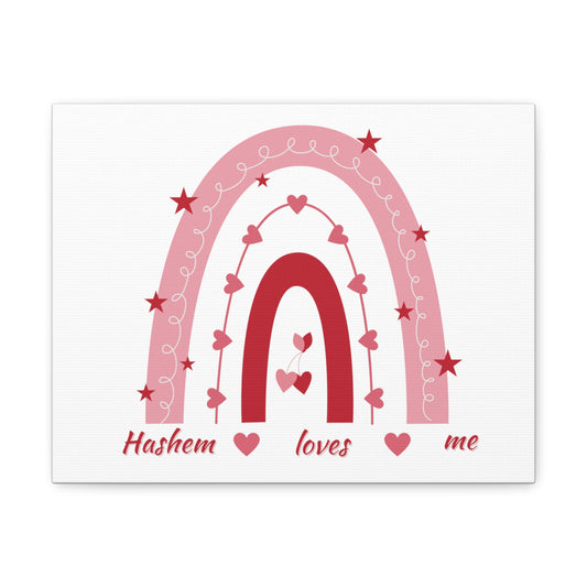 Girls' Hashem Loves Me wall canvas
