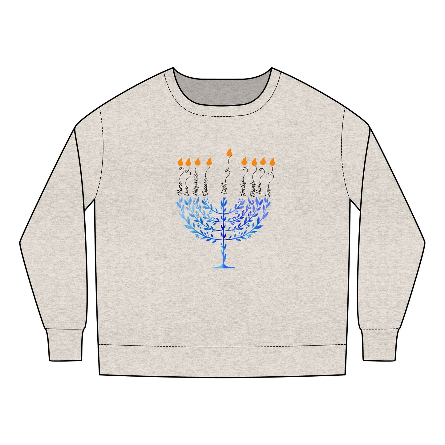 Toddler Menorah Sweatshirt