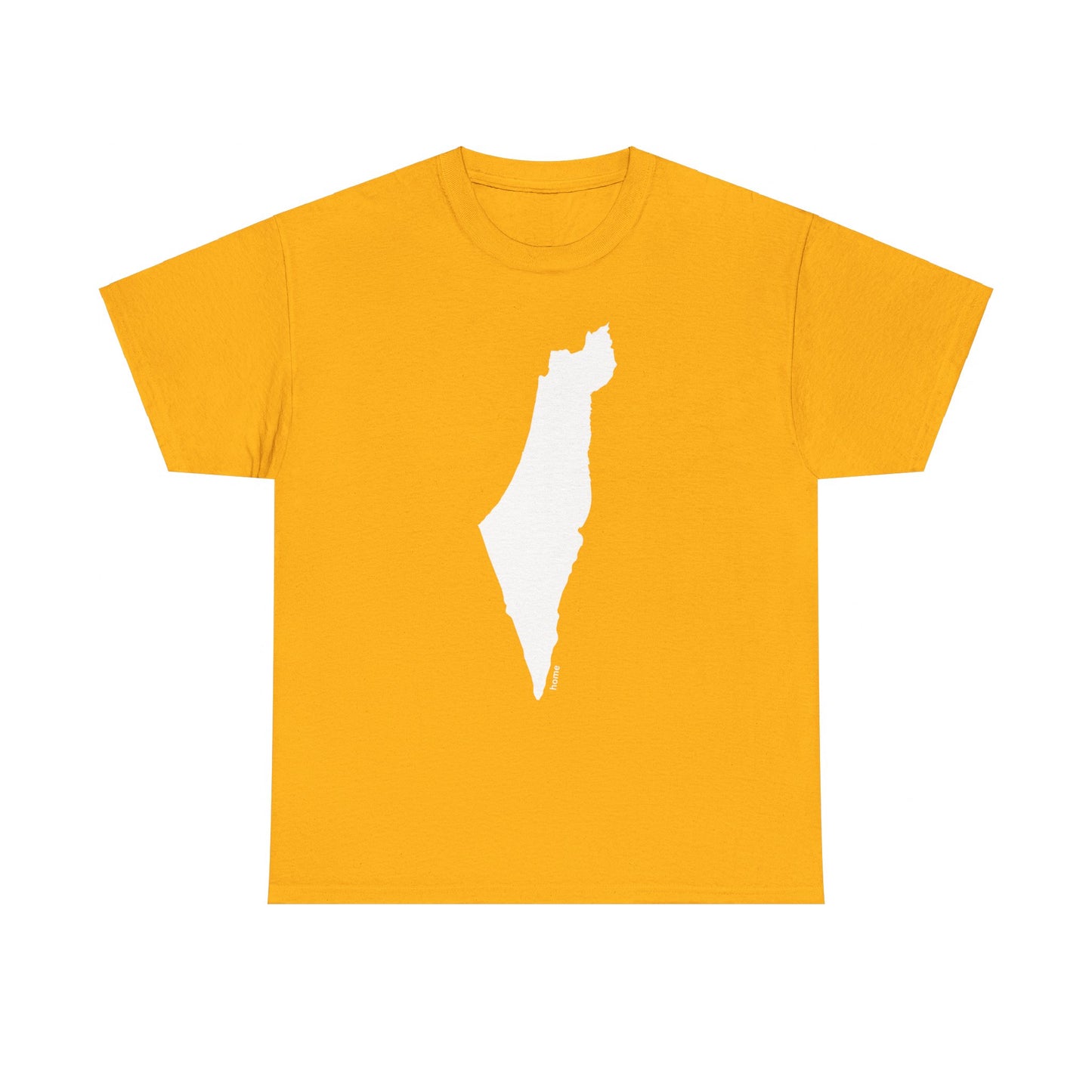 Adult Map of Israel Short Sleeve Tee