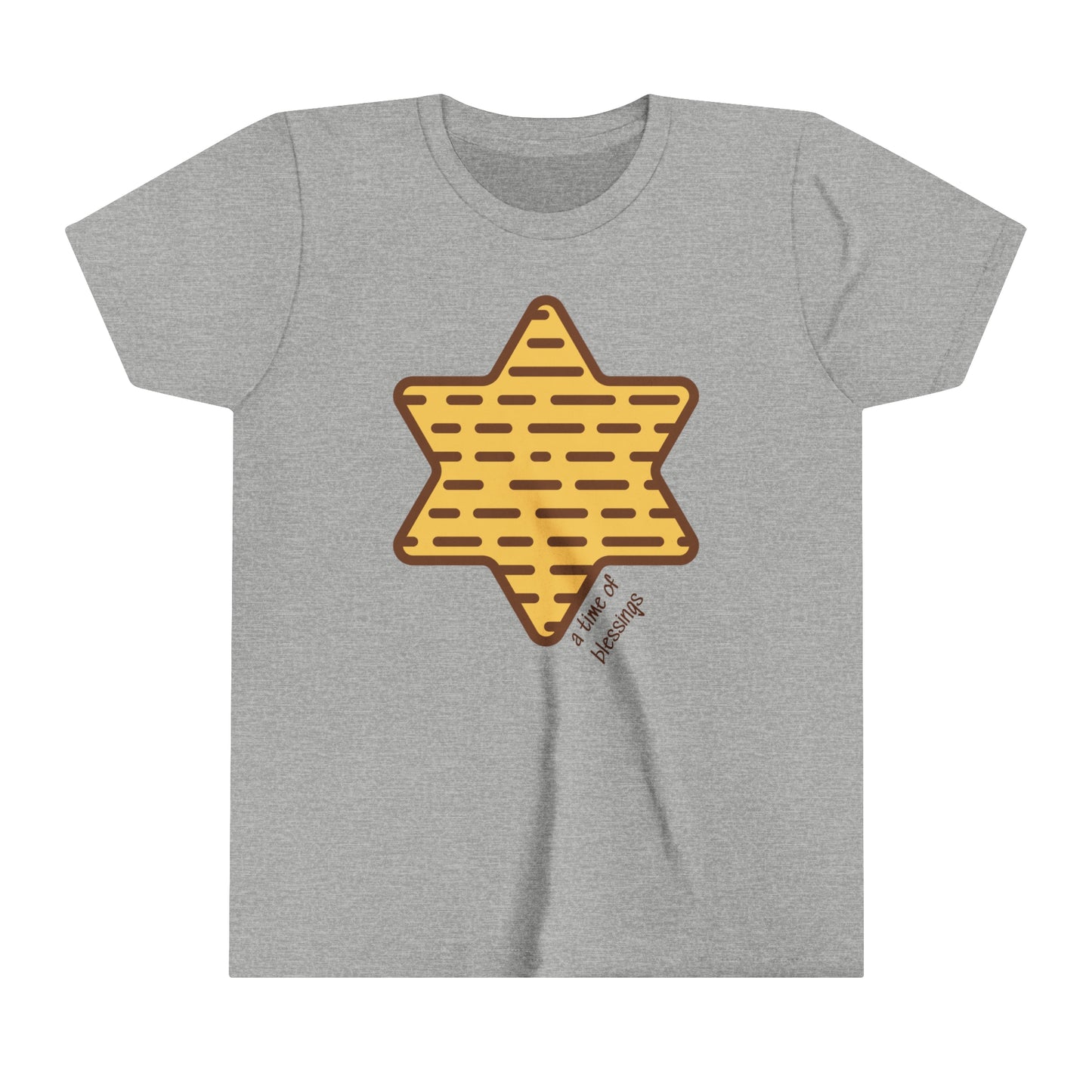 Kids Matza Magen David, a time of blessings Short Sleeve t-shirt