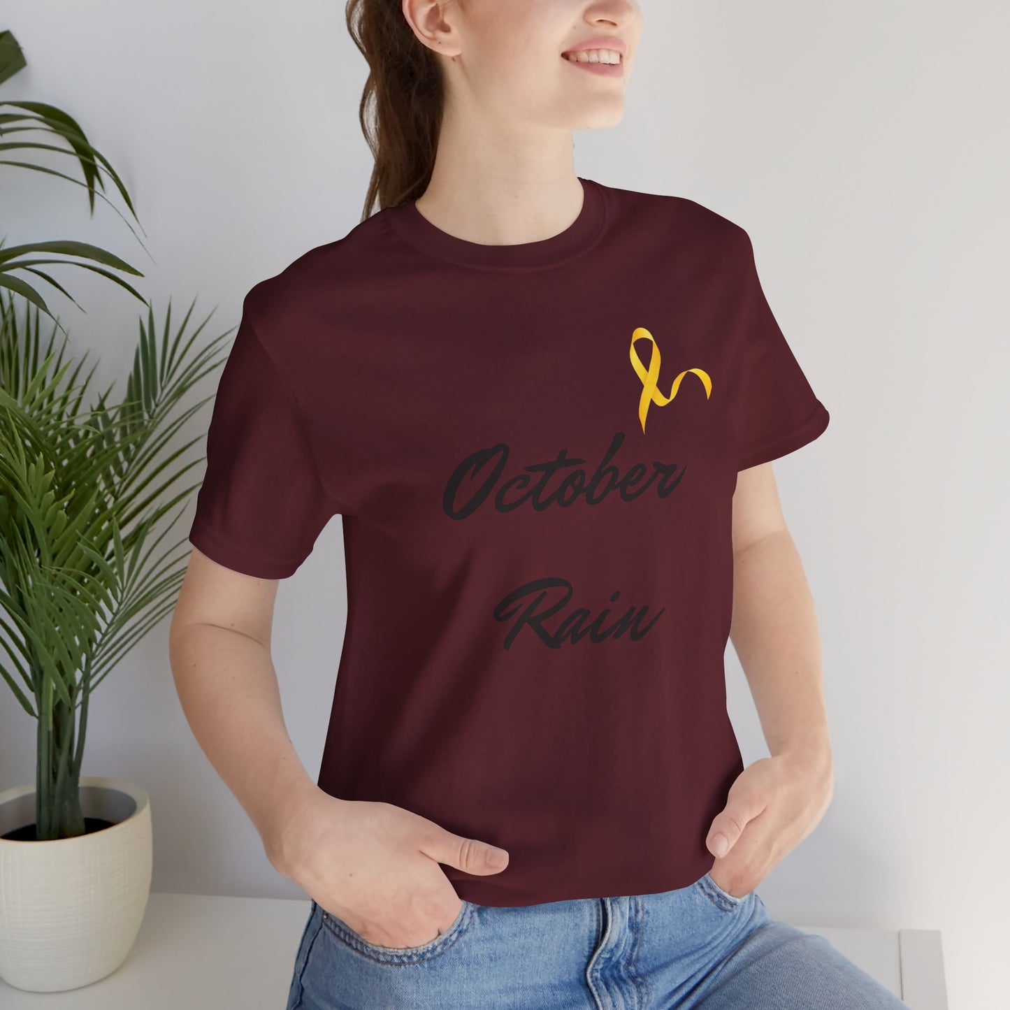 Adult October Rain Short Sleeve Tee