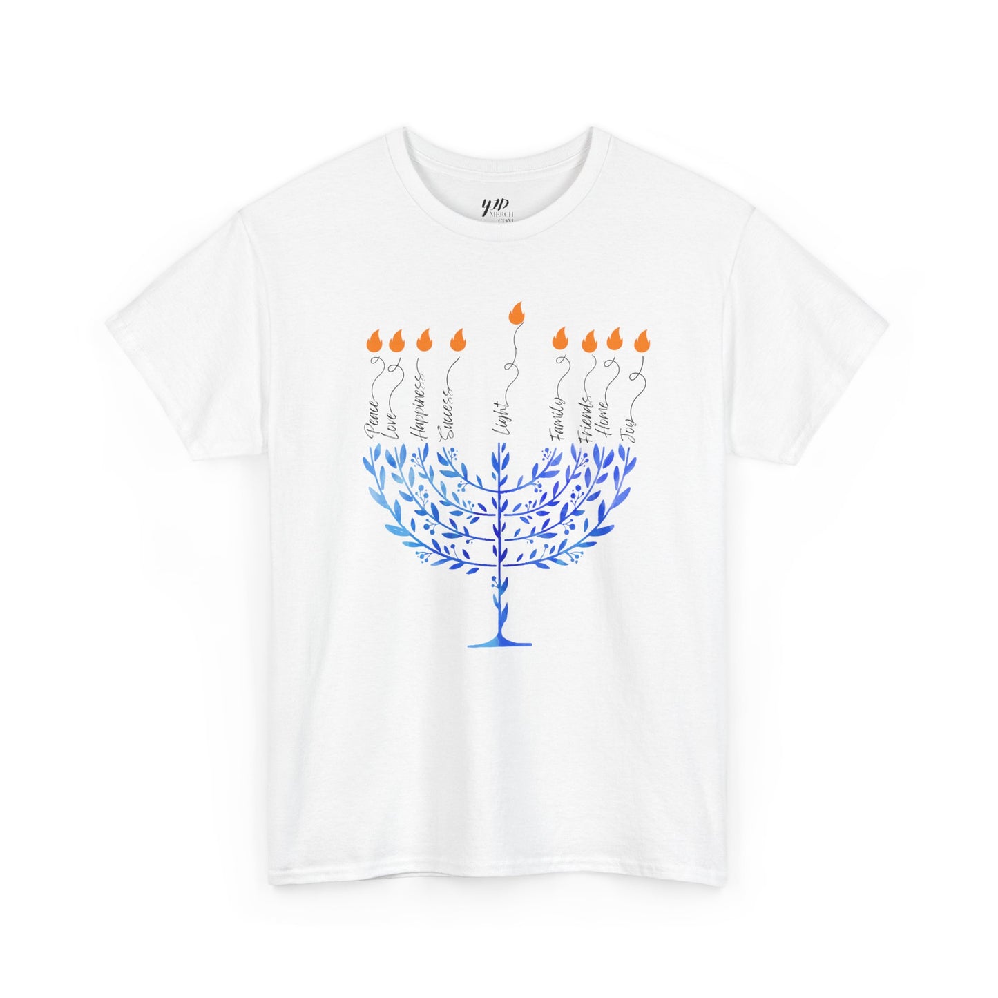 Adult Menorah Short Sleeve Tee