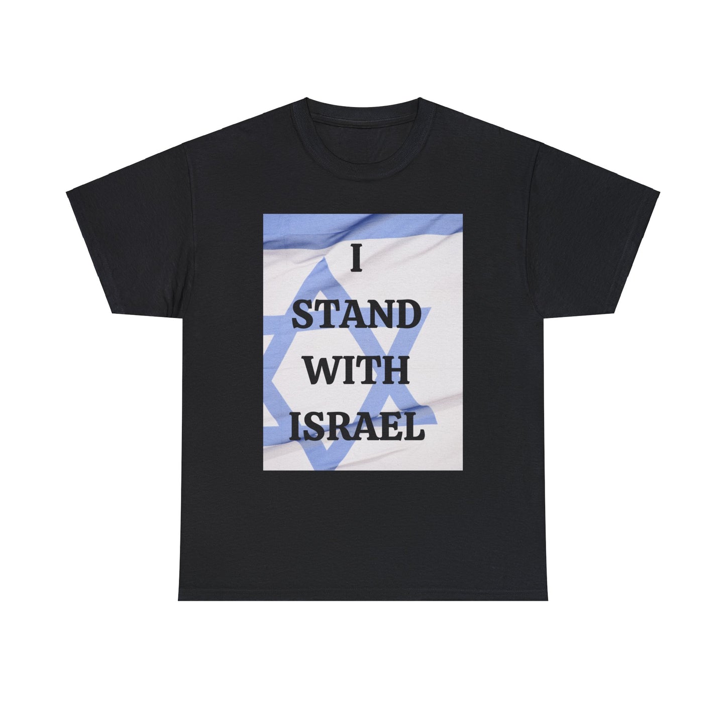 Adult I stand with Israel short sleeve t-shirt