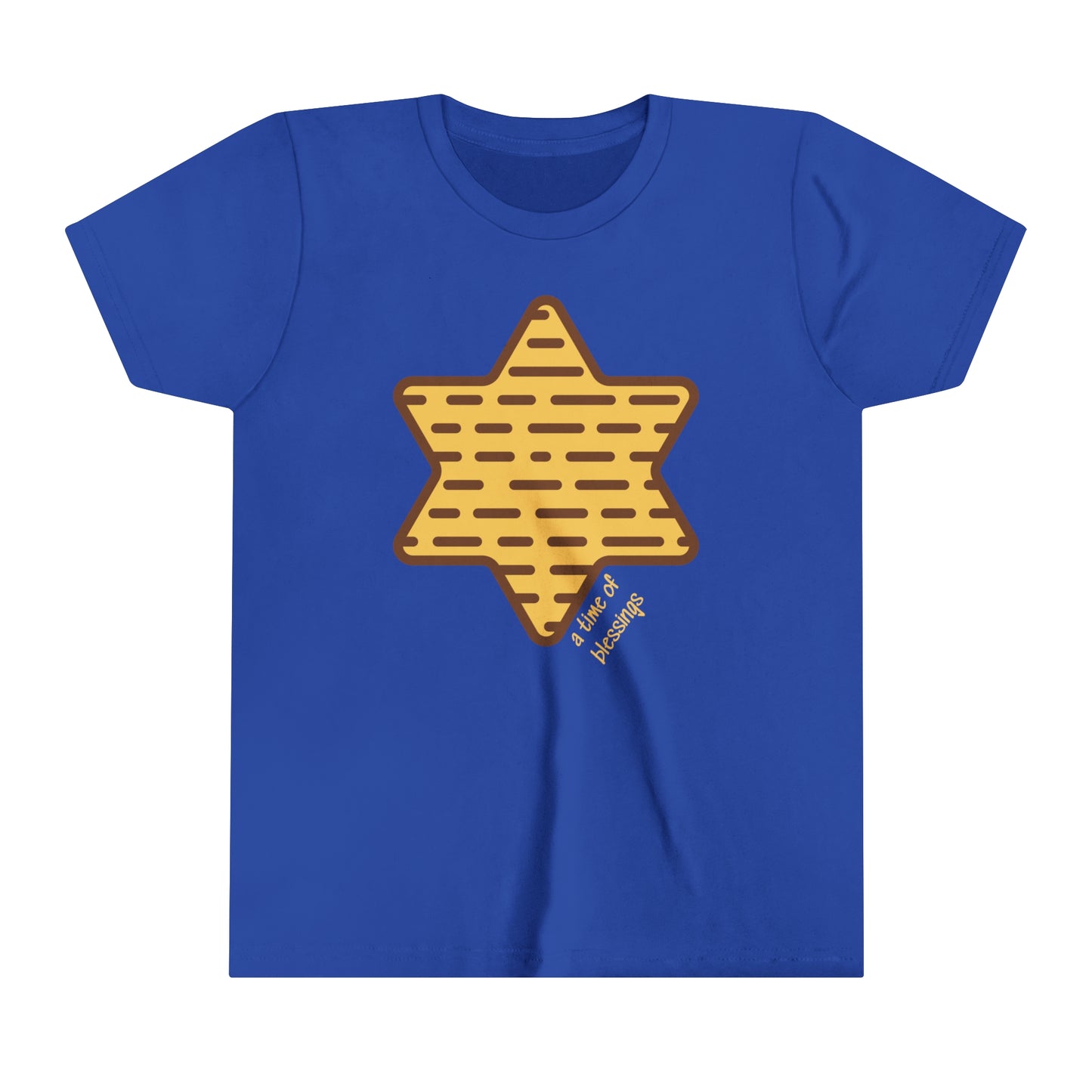 Kids Matza Magen David, a time of blessings Short Sleeve t-shirt