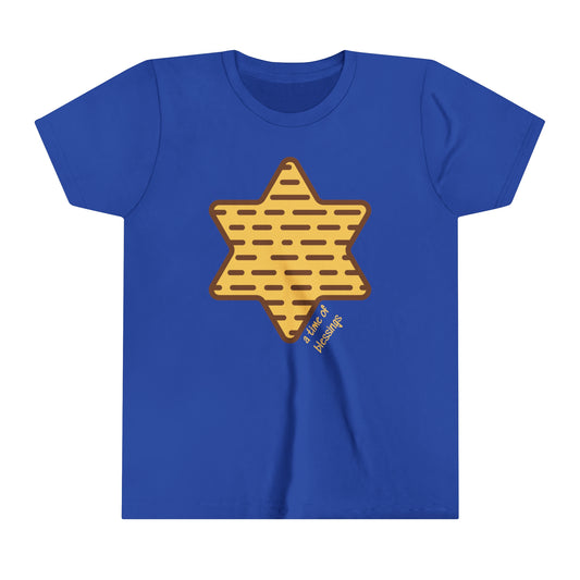 Kids Matza Magen David, a time of blessings Short Sleeve t-shirt