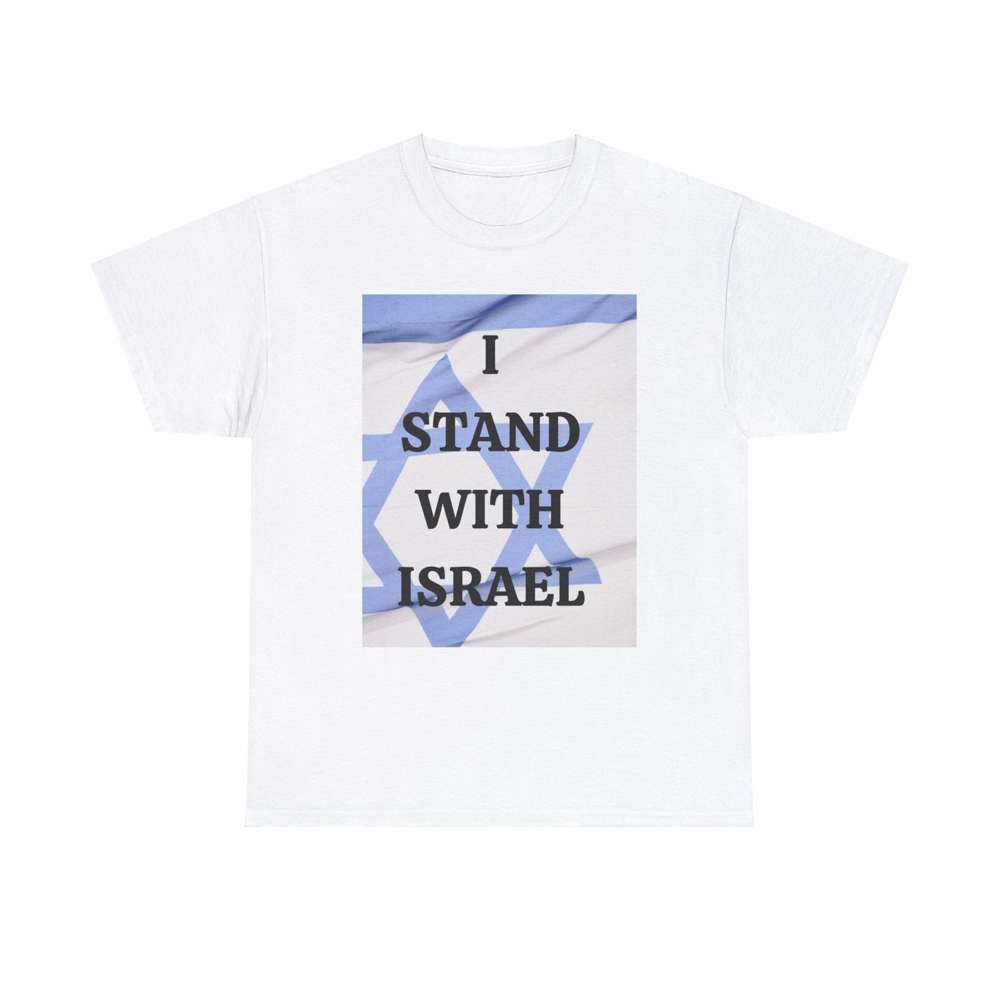 Adult I stand with Israel short sleeve t-shirt