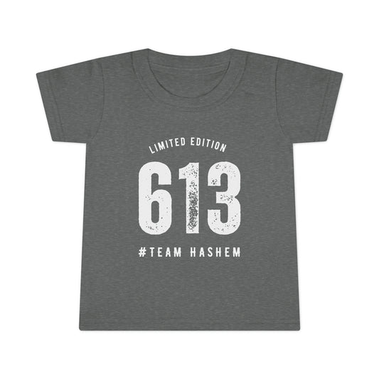 Toddler's 613 Team Hashem t-shirt