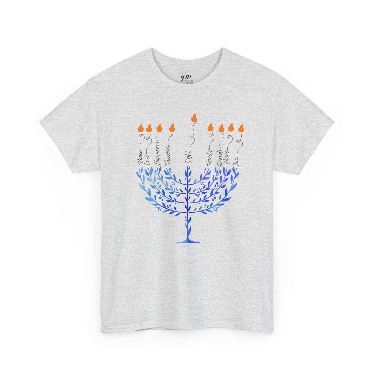 Adult Menorah Short Sleeve Tee