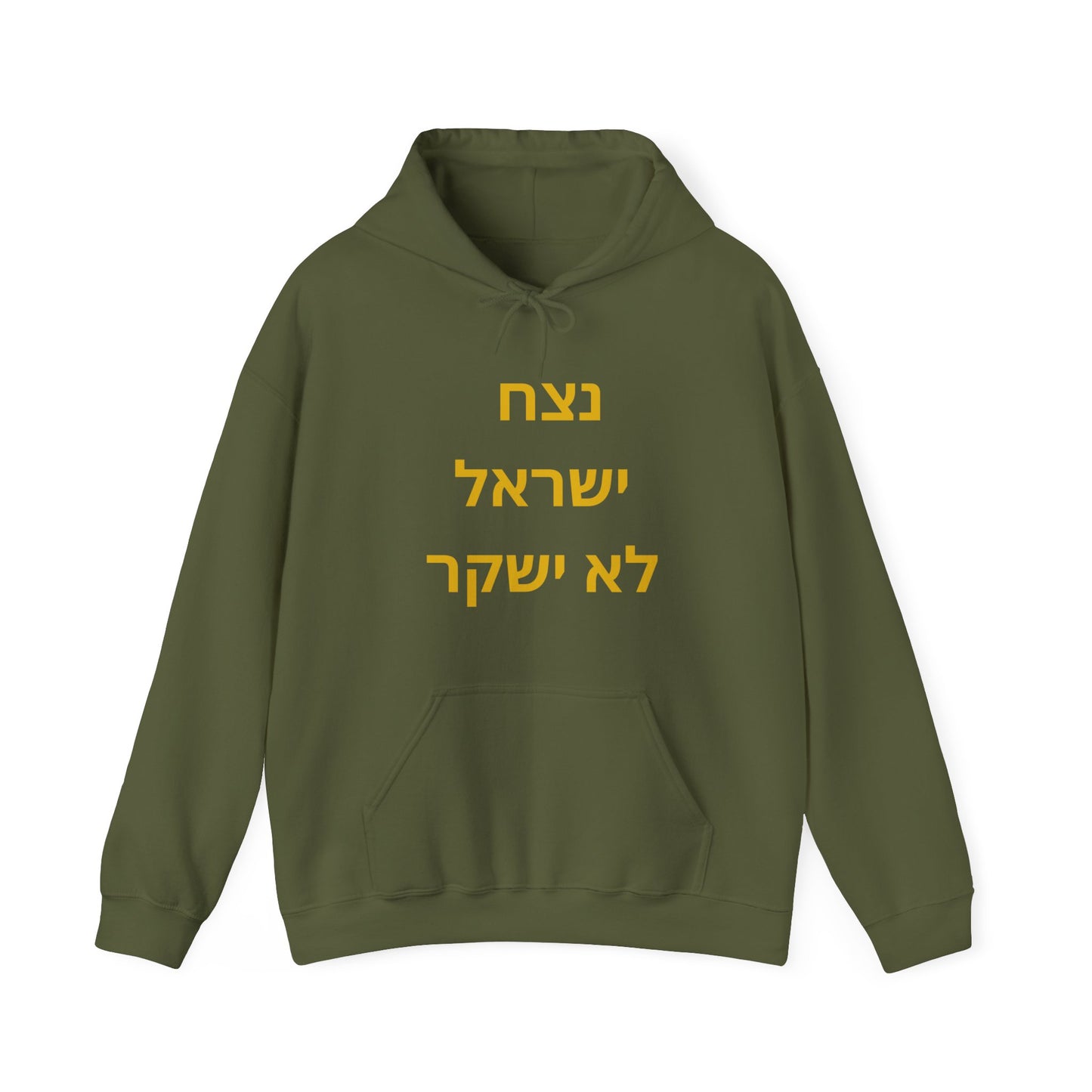 Adult נצח ישראל לא ישקר Hooded Sweatshirt