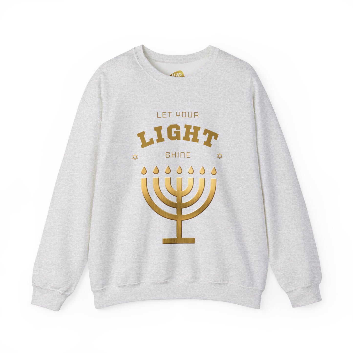 Adult Let Your Light Shine Crewneck Sweatshirt