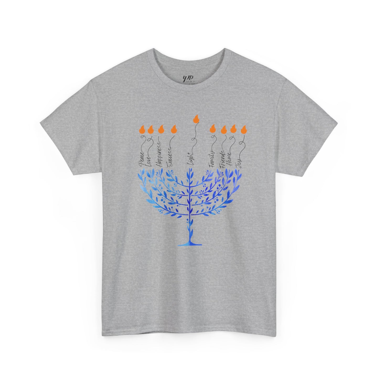 Adult Menorah Short Sleeve Tee