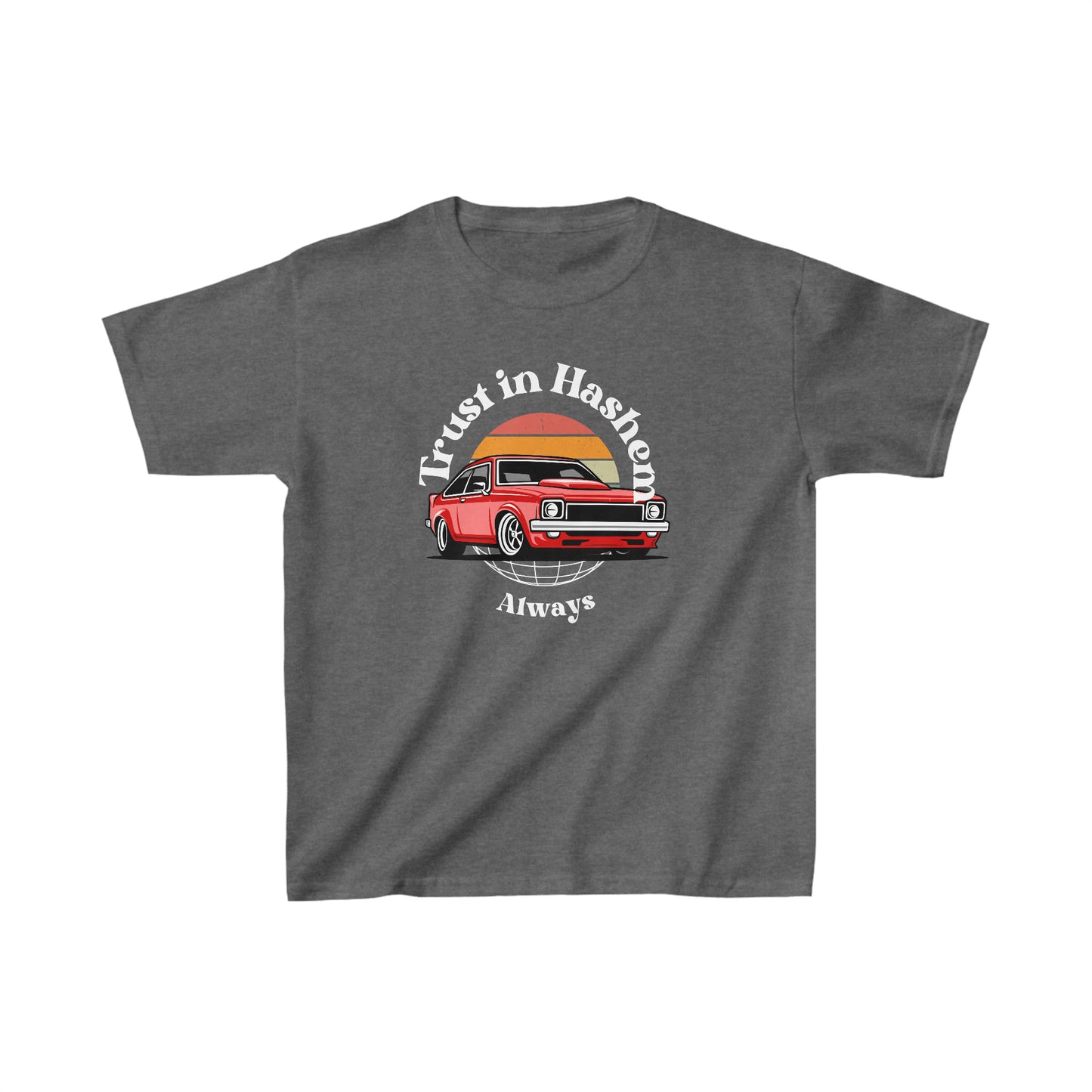 Kids' Trust in Hashem Car short sleeve t-shirt