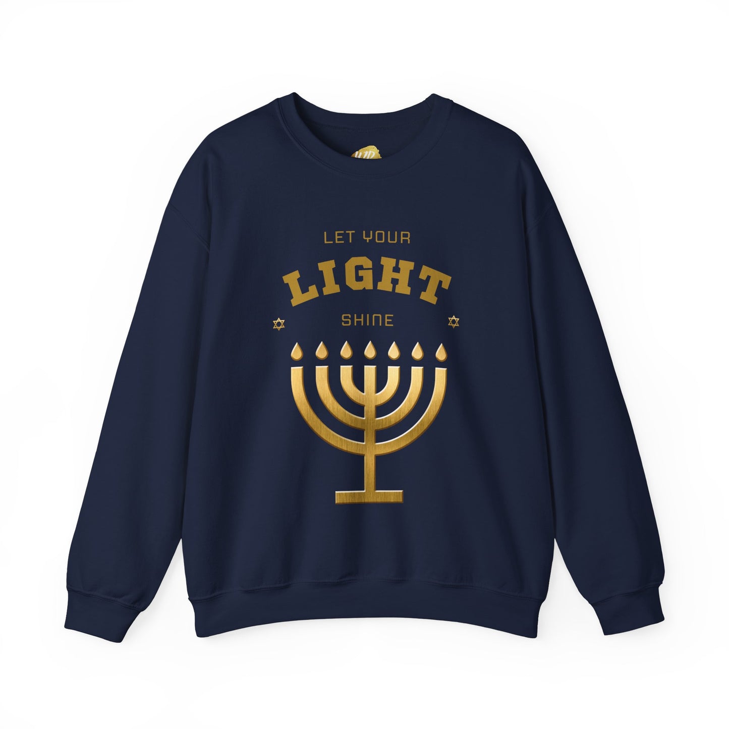 Adult Let Your Light Shine Crewneck Sweatshirt