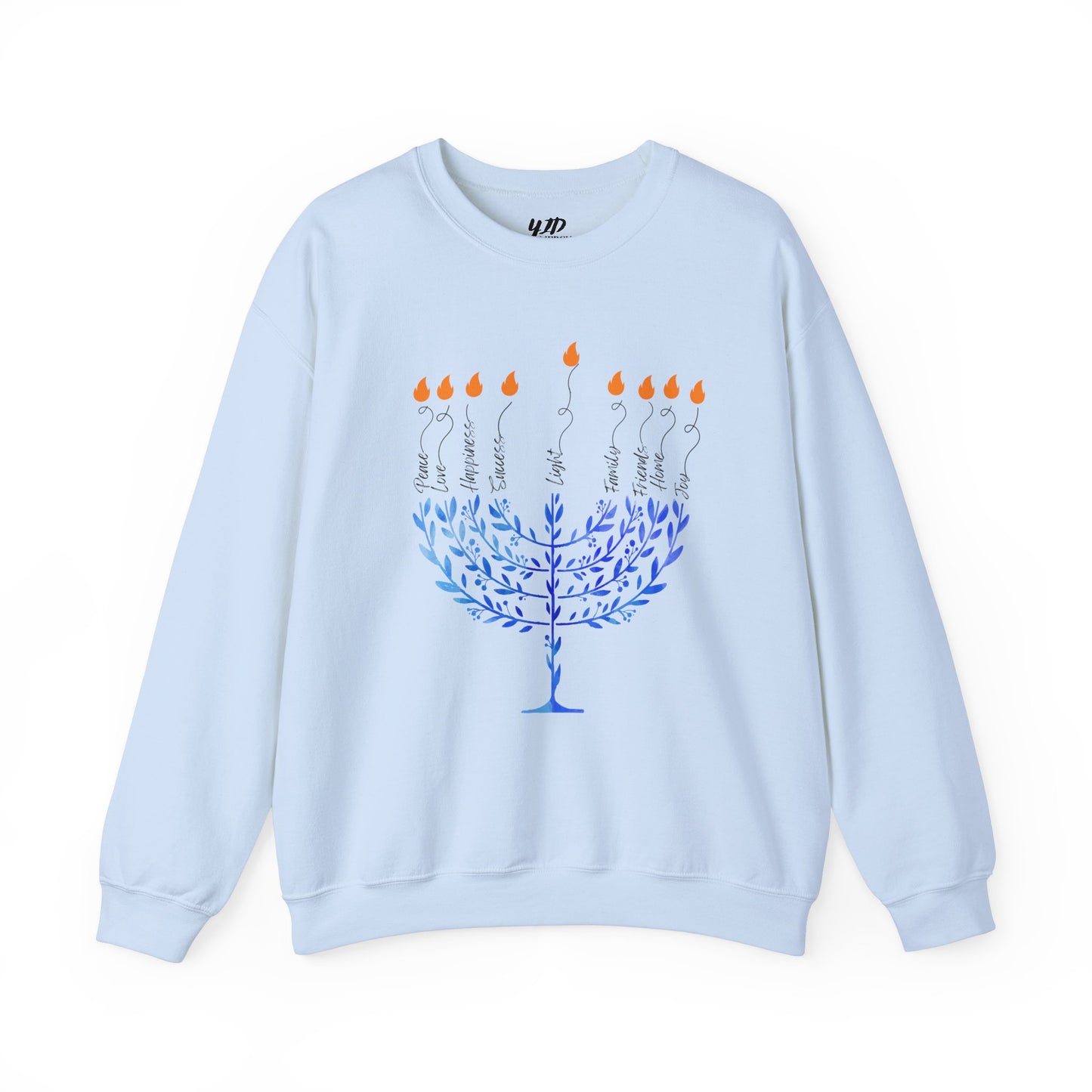 Adult Menorah Crewneck Sweatshirt