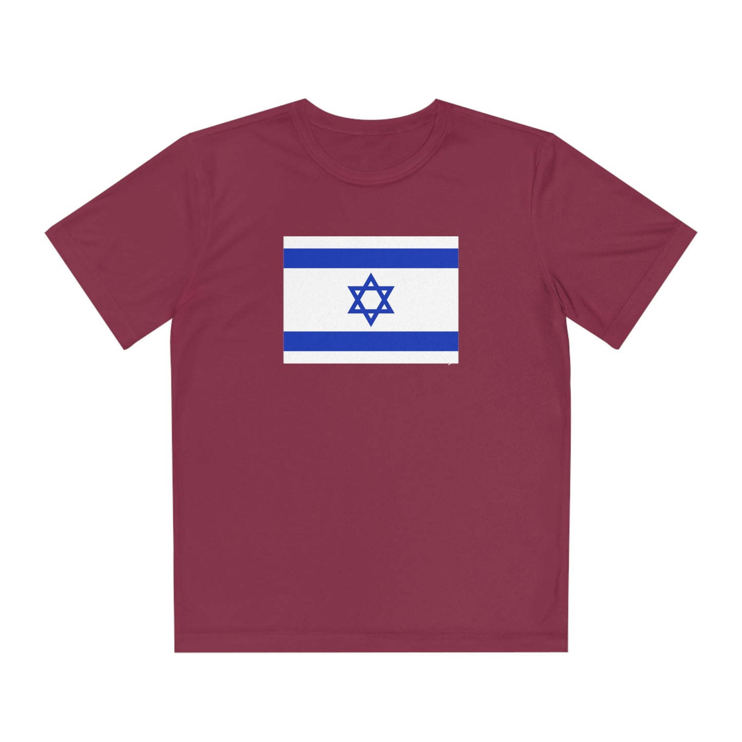 Kids Sport Flag of Israel Tee