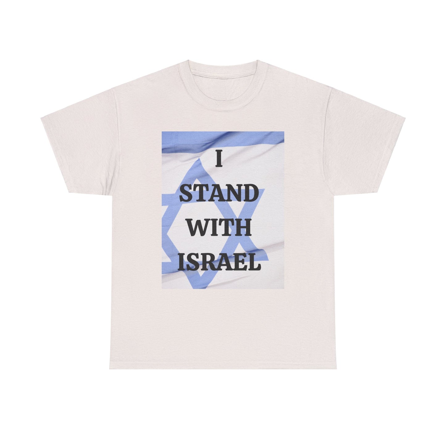 Adult I stand with Israel short sleeve t-shirt