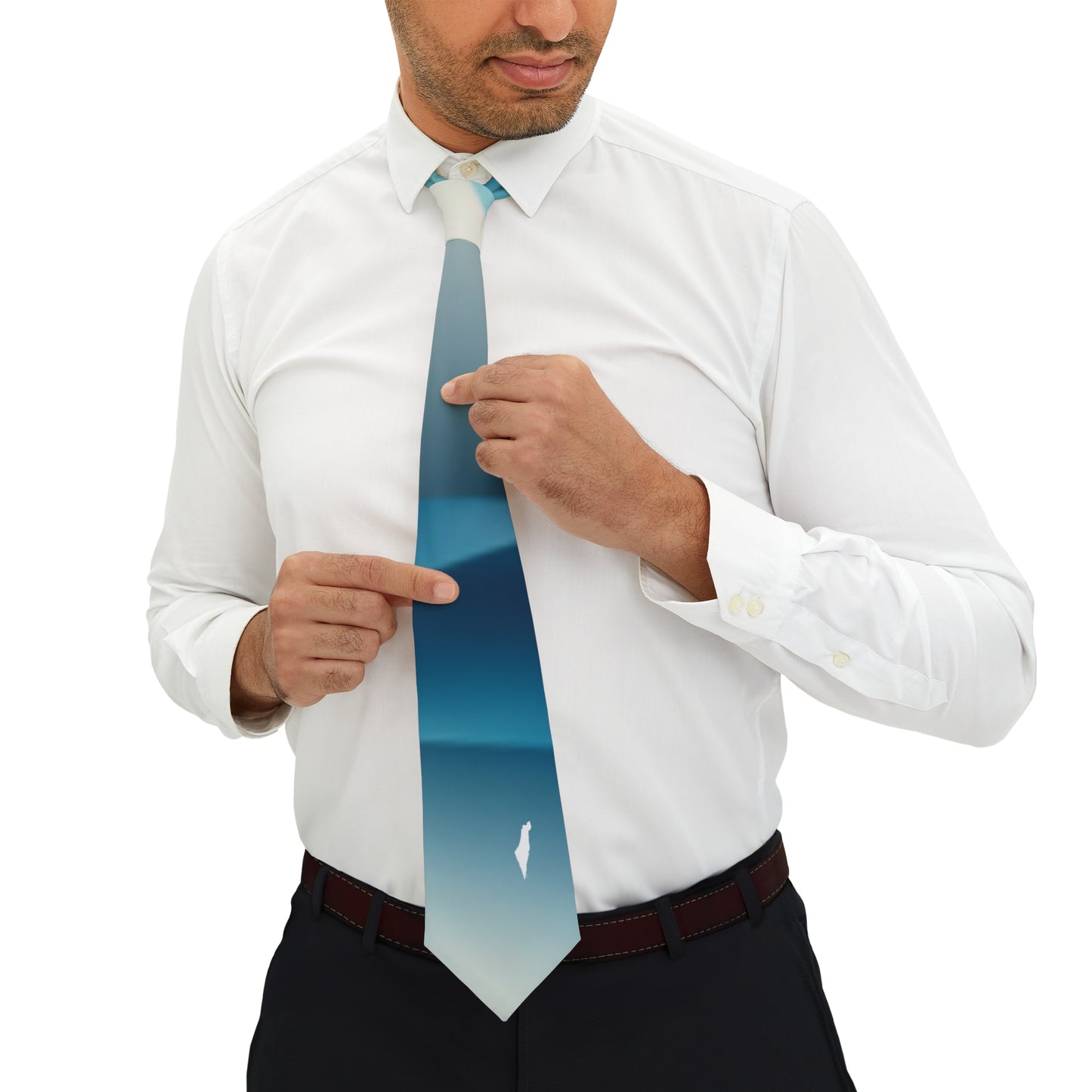 Map of Israel Necktie