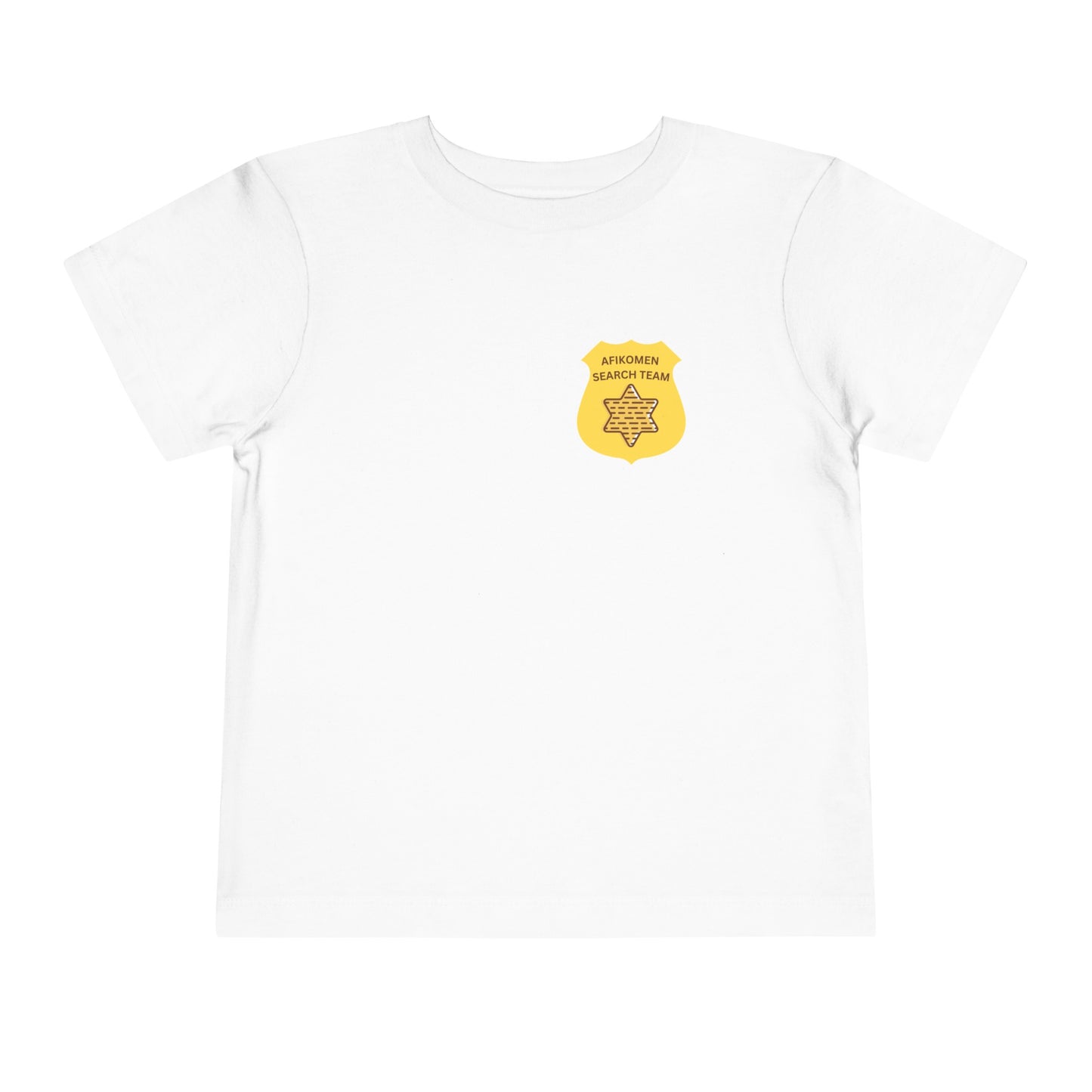 Toddler Afikomen Search Team short sleeve t-shirt