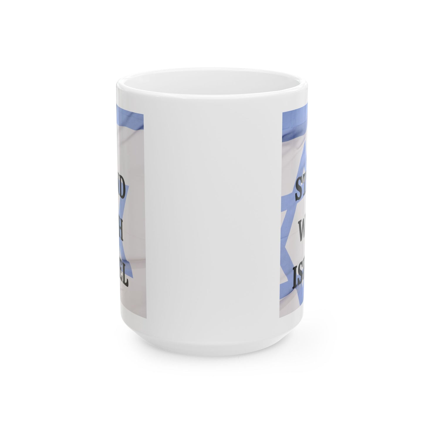 I stand with Israel Ceramic Mug, (11oz, 15oz)