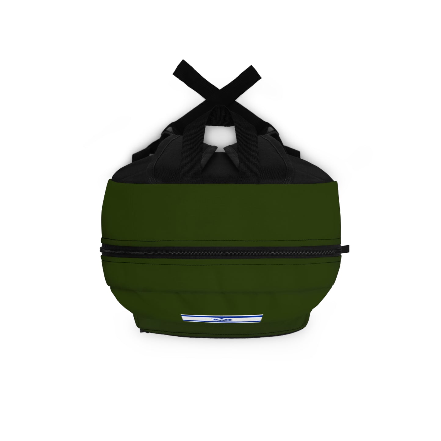 Israeli Army Olive Green 17" Backpack with Israeli Flag