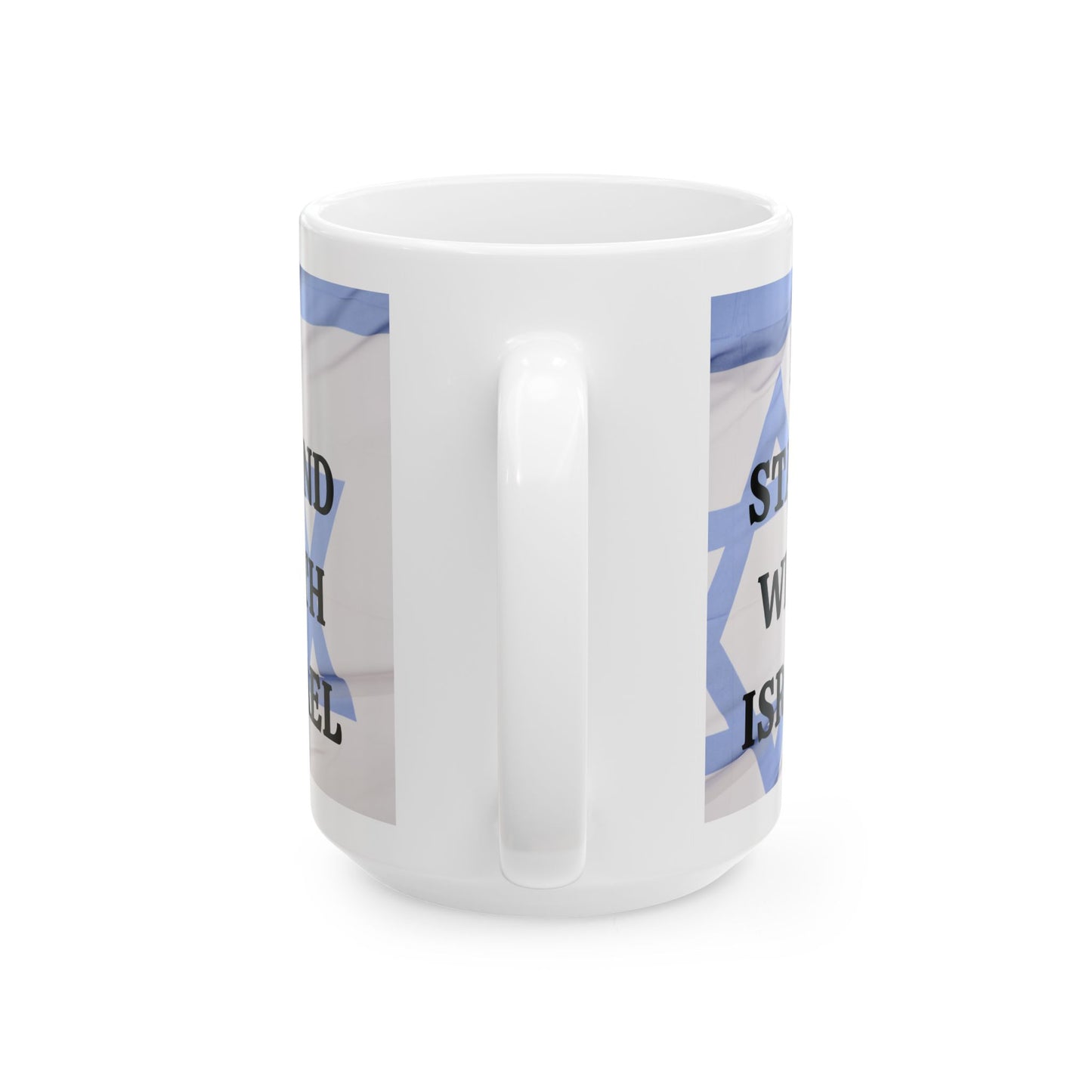 I stand with Israel Ceramic Mug, (11oz, 15oz)