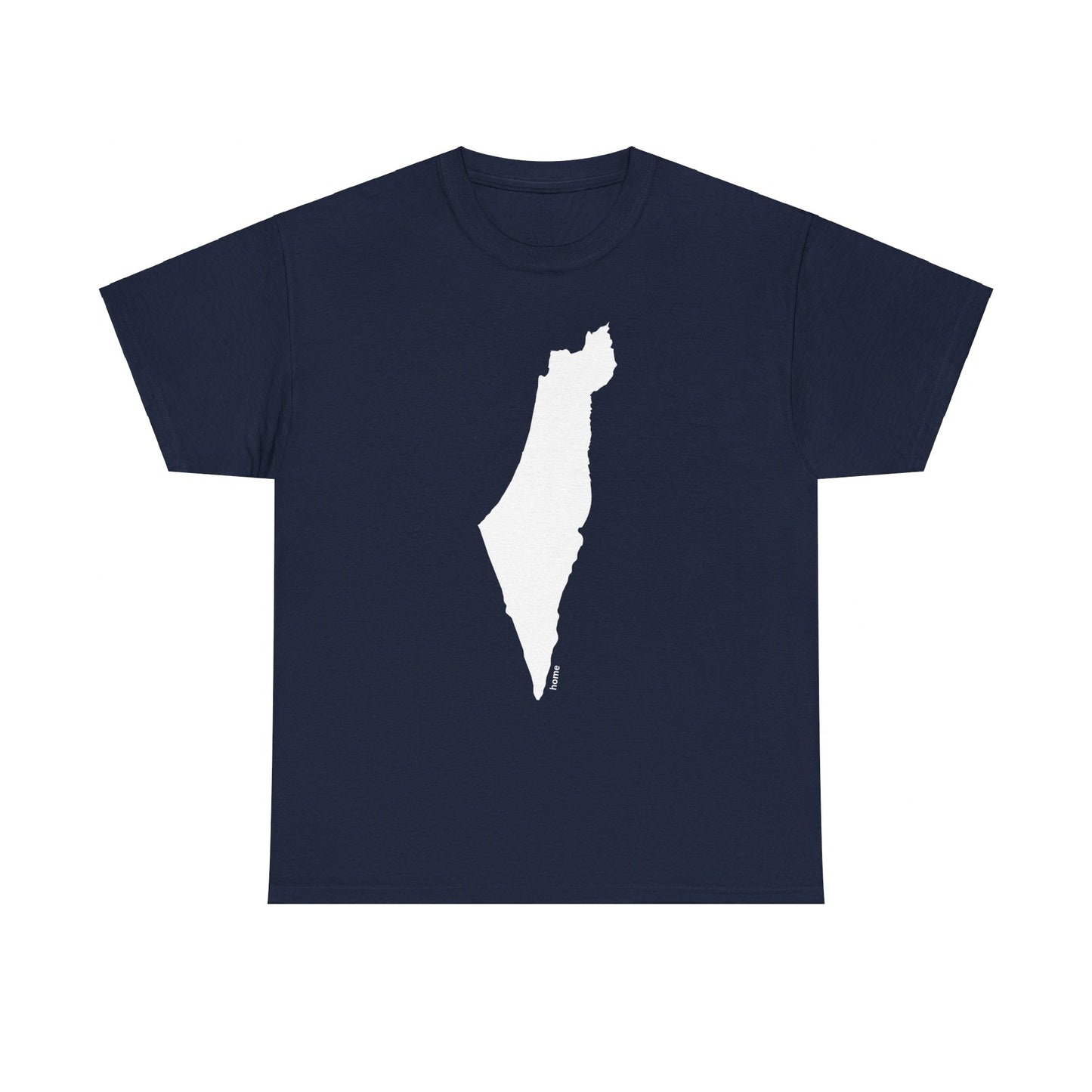 Adult Map of Israel Short Sleeve Tee