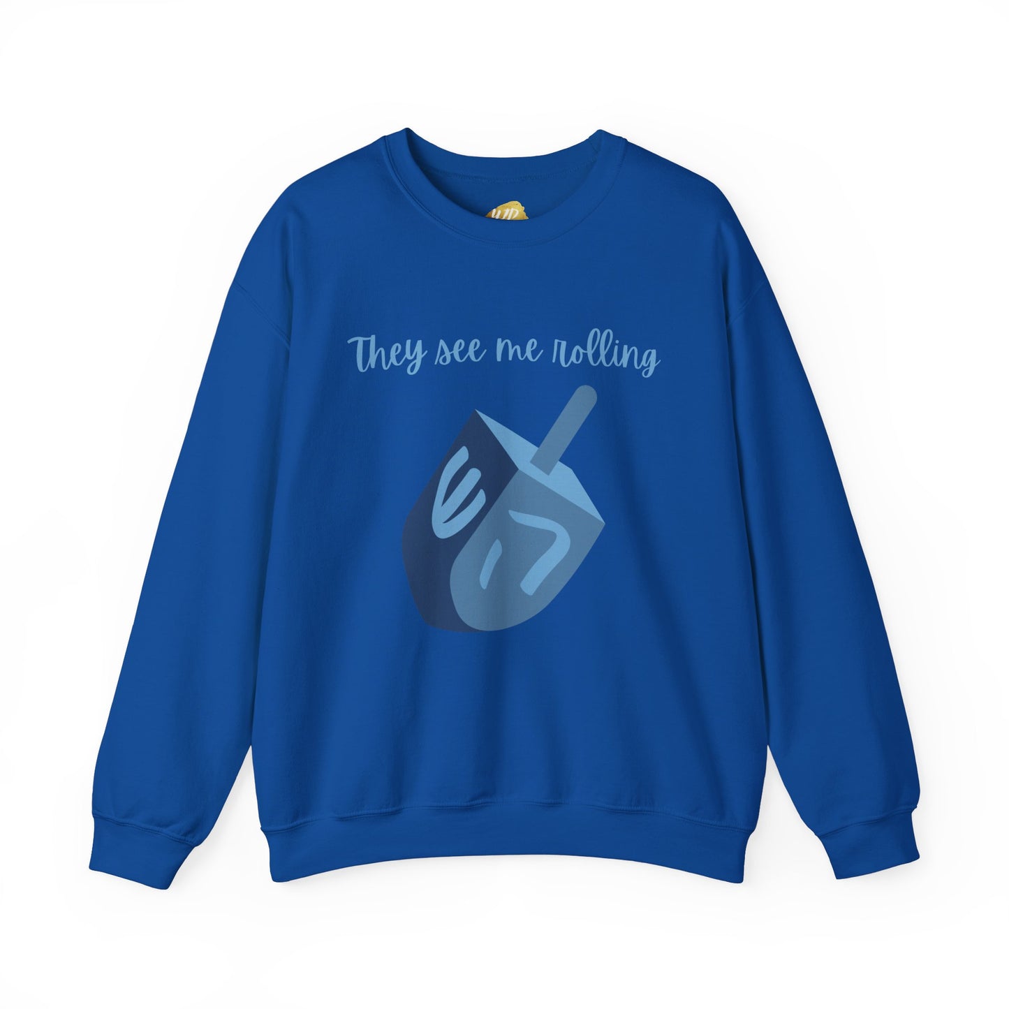 Adult Dreidel Crewneck Sweatshirt