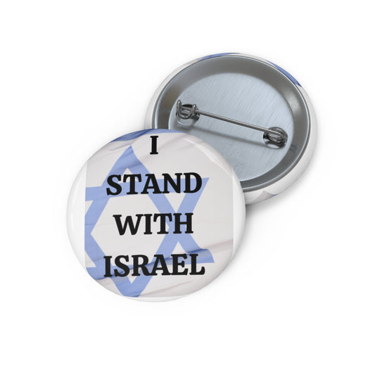 I stand with Israel - Pin Buttons