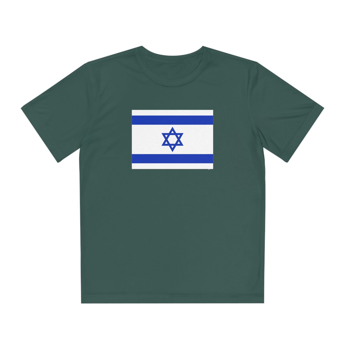 Kids Sport Flag of Israel Tee