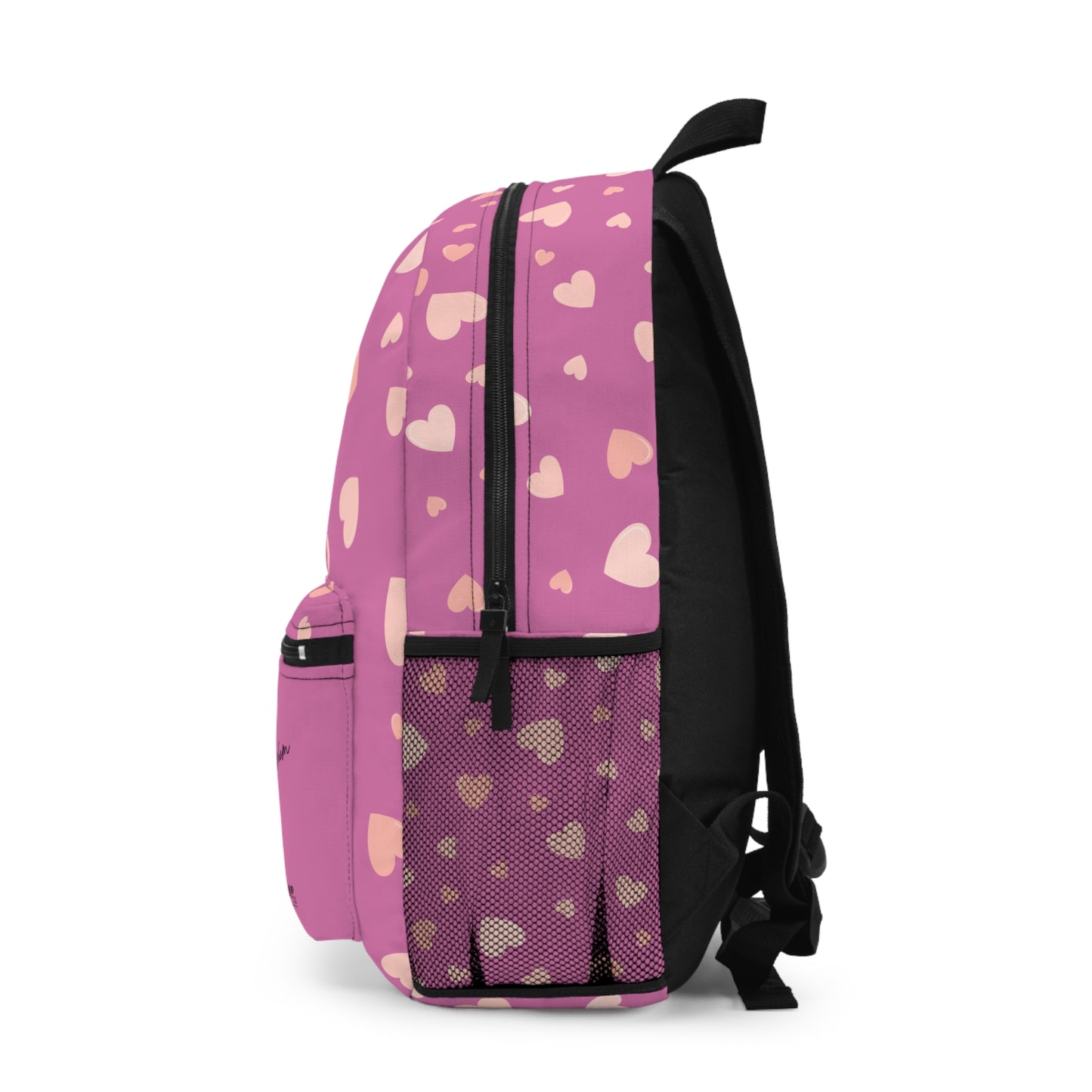 Pink Heart Thank You Hashem 17" Backpack