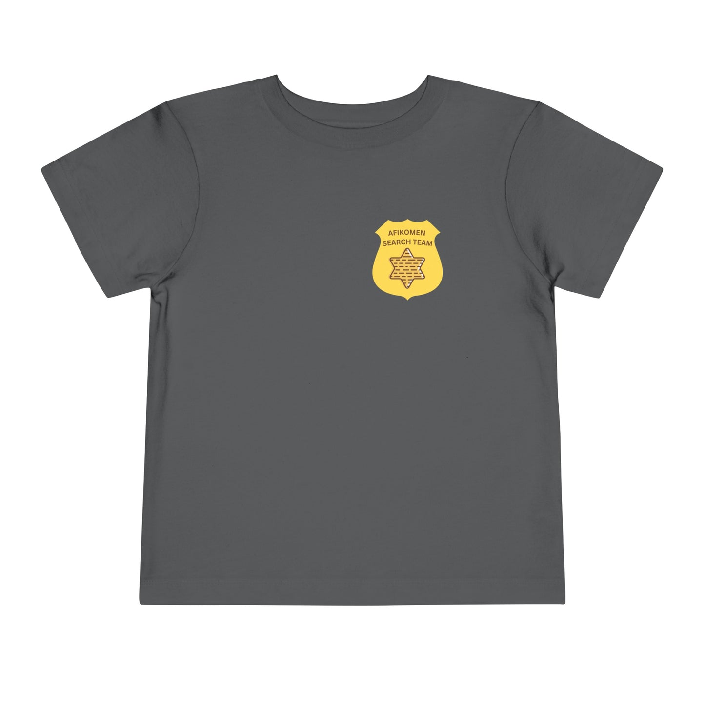 Toddler Afikomen Search Team short sleeve t-shirt