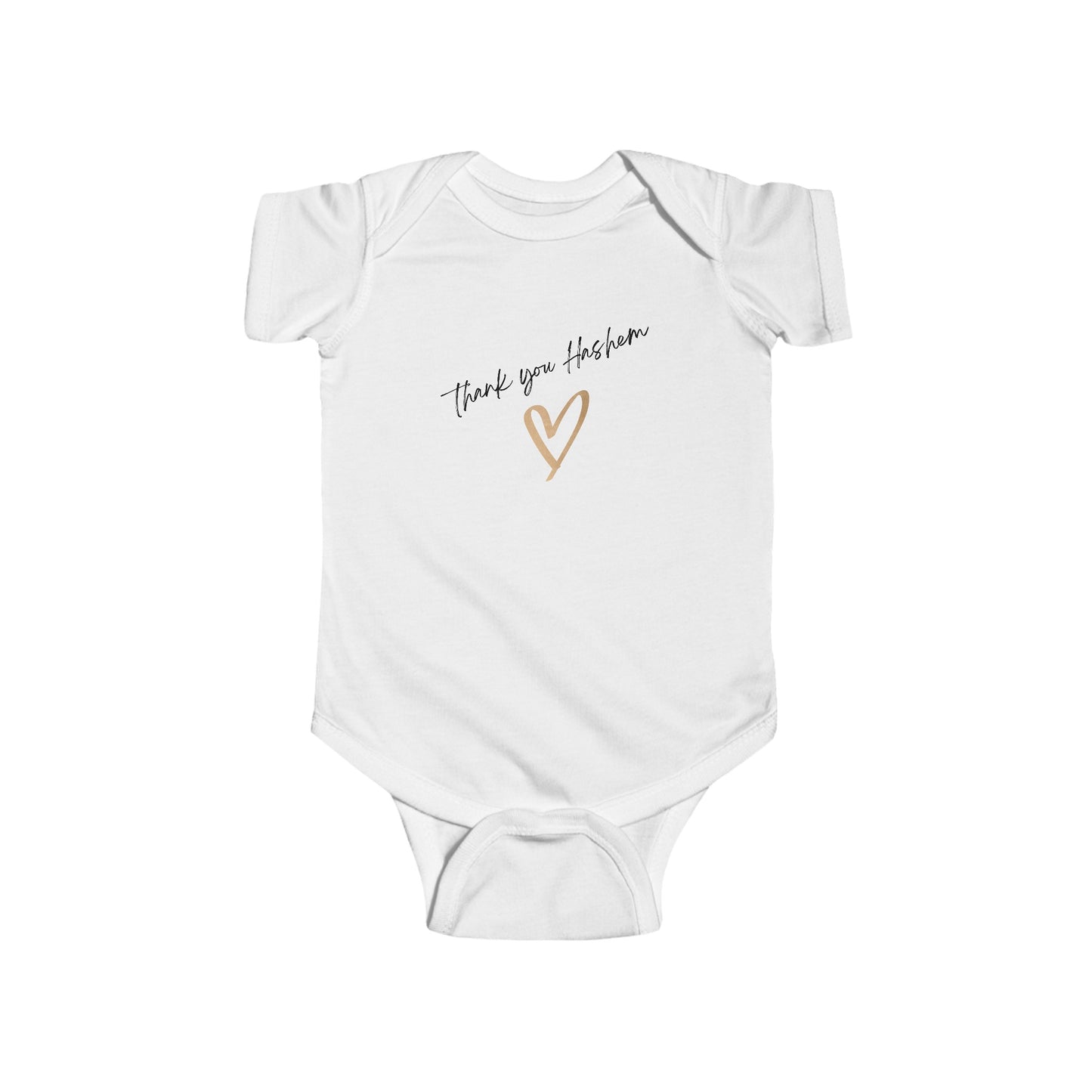 Infant Thank You Hashem Short Sleeve Jersey Bodysuit