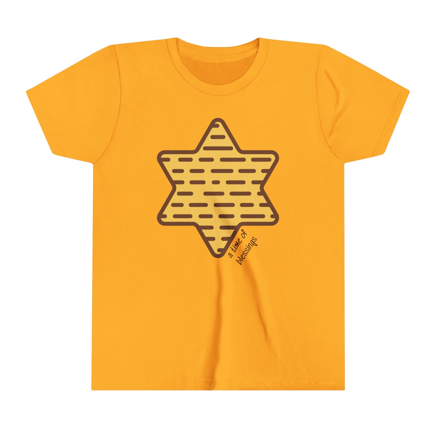 Kids Matza Magen David, a time of blessings Short Sleeve t-shirt