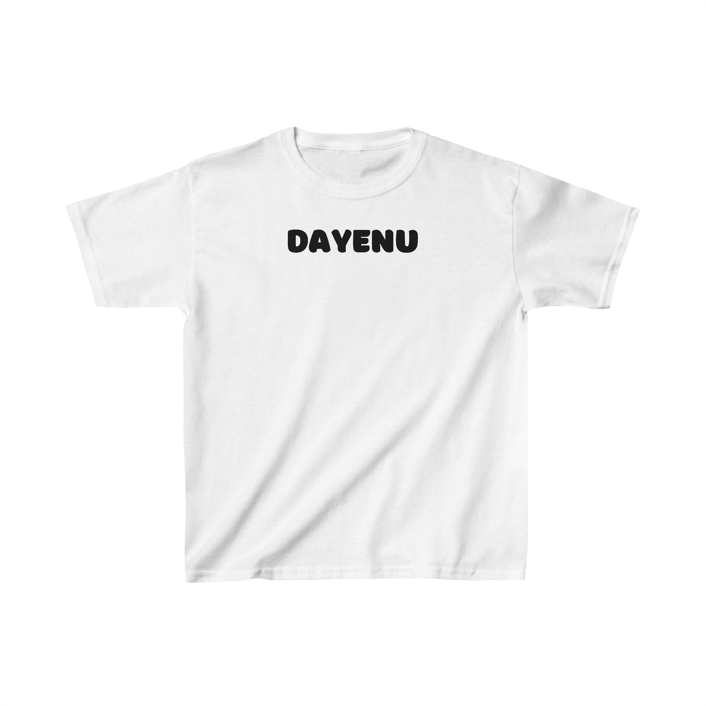 Kids Dayenu short sleeve t-shirt