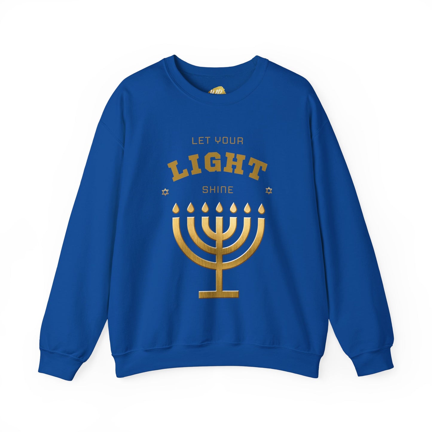 Adult Let Your Light Shine Crewneck Sweatshirt