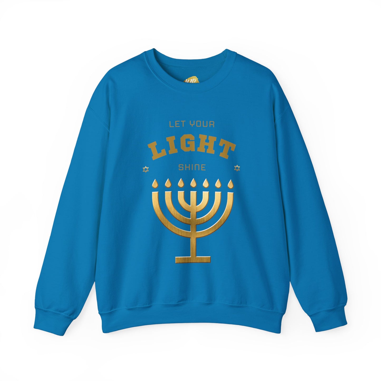 Adult Let Your Light Shine Crewneck Sweatshirt